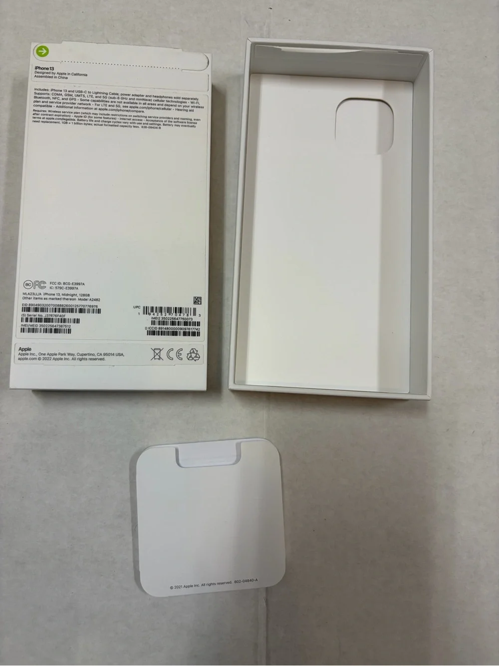 Apple iPhone 13 BOX only